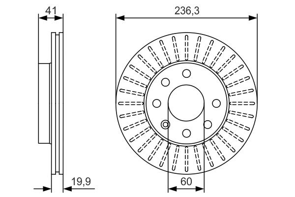 BOSCH Disc frana 0986479S98 la masina VAUXHALL ASTRA Mk III (F) combi (T92) 1991 1992 1993 1994 1995 1996 1997 1998