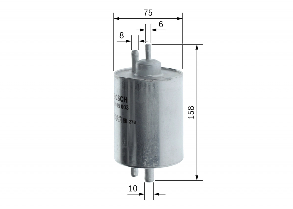 BOSCH filtru combustibil 0450915003 compatibil cu MERCEDES-BENZ SL (R129) 1998 1999 2000 2001