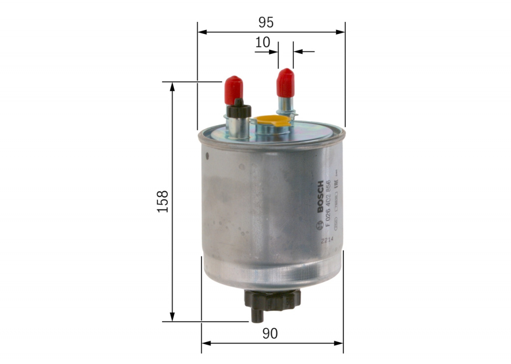 BOSCH filtru combustibil F026402856 la m