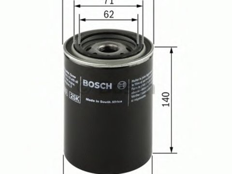 Bosch filtru ulei pt audi,vw mot 1.9 tdi