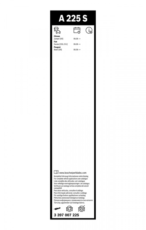 BOSCH lamela stergator 3397007225 la PEU