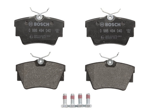 Bosch placute frana spate opel vivaro,renault trafic