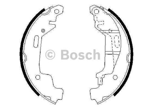 Bosch set saboti frana pt opel agila