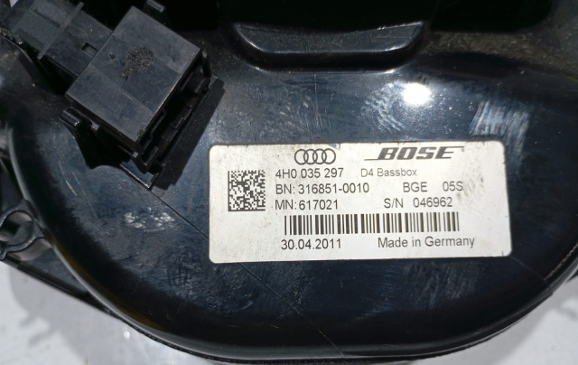 Boxa subwoofer bose 4H0035297 Audi A8 D4