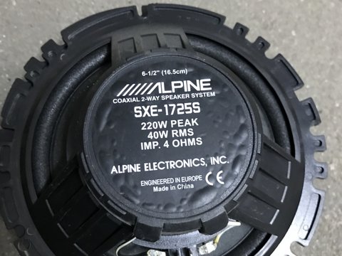 Boxe auto Alpine SXE-1725s 40w RMS