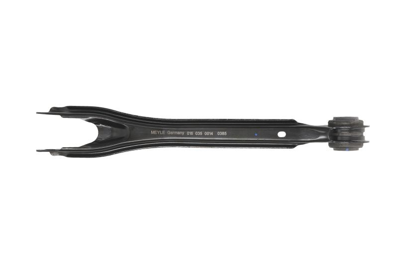 Brat/bieleta, suspensie roata Bratul axei posterioare a puntii spate Dreapta/Stanga inferior din fata transversal cu tampon de cauciuc MERCEDES C A205 C C204 C C205 1.5-Electric 01.07- MEYLE 016 035 0014