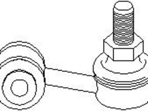 Brat/bieleta suspensie, stabilizator SEAT TOLEDO (1L), VW GOLF Mk III (1H1), VW JETTA III (1H2) - TOPRAN 107 726