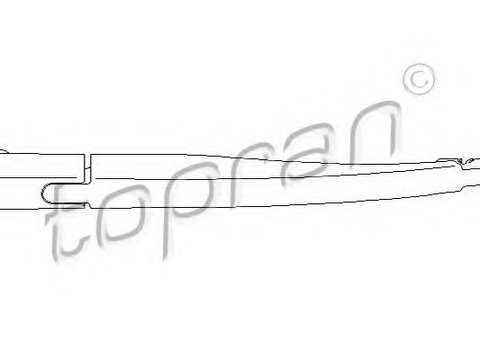 Brat stergator parbriz 207 589 TOPRAN pentru Opel Corsa Opel Vita Opel Combo