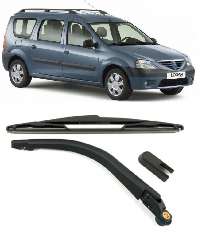 Brat stergator pentru luneta spate cu lamela 350 mm Dacia Logan Mcv 65353