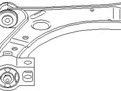 Brat, suspensie roata AUDI A3 (8P1), VW RABBIT V (1K1), VW CADDY III caroserie (2KA, 2KH, 2CA, 2CH) - TOPRAN 111 080