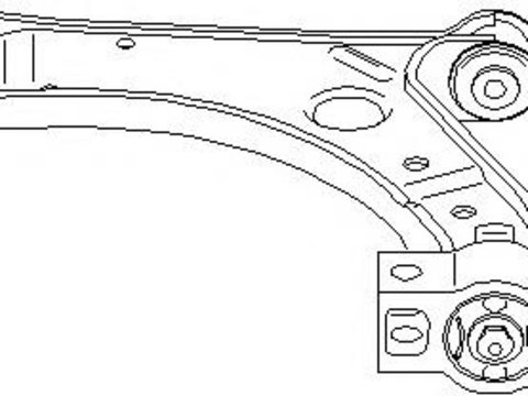 Brat, suspensie roata AUDI A3 (8P1), VW RABBIT V (1K1), VW CADDY III caroserie (2KA, 2KH, 2CA, 2CH) - TOPRAN 111 079