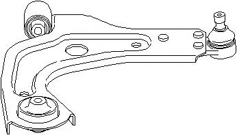 Brat, suspensie roata FORD FIESTA Mk IV (JA_, JB_), FORD PUMA (EC_) - TOPRAN 301 645