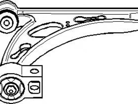 Brat, suspensie roata VW TOURAN (1T1, 1T2), AUDI A3 (8P1), VW RABBIT V (1K1) - TOPRAN 111 984