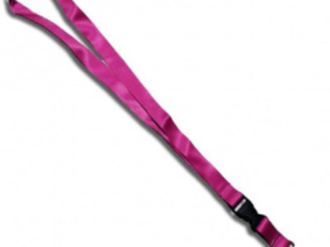 Breloc chei tip snur detasabil textil lungime 50.5 cm roz ciclam