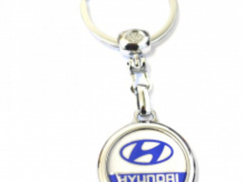 Breloc Premium metal inoxidabil compatibil Hyundai
