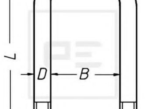 Brida arc MERCEDES-BENZ ATEGO, MERCEDES-BENZ LK/LN2, MERCEDES-BENZ ATEGO 2 - PE Automotive 015.060-00A