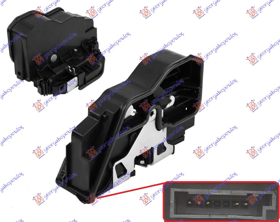 BROASCA ELE. USA FATA (5PINI) - BMW SERIES 3 (E90/91) SDN 05-08, BMW, BMW SERIES 3 (E90/91) SDN/S.W. 05-08, 031707211