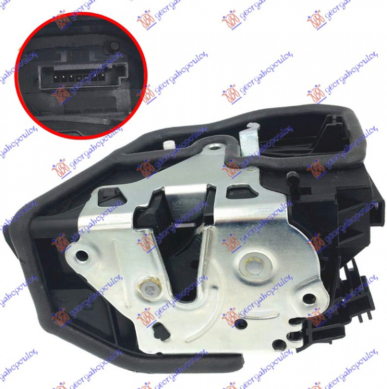 Broasca usa spate (6pin) stanga pentru Bmw X3 (F25) 2011, 2012, 2013, 2014