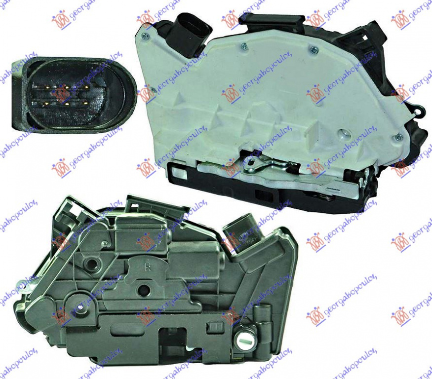 BROASCA USA SPATE INCHIDERE CNTRL. (6pini)(CAL.A.) - VW TIGUAN 07-11, VW, VW TIGUAN 07-11, 035307243