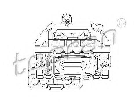 Bucsa 111 897 TOPRAN pentru Audi A3 Vw Touran Vw Golf Vw Rabbit Seat Altea Skoda Laura Skoda Octavia Seat Toledo Vw Jetta Vw Vento Seat Leon Vw Eos Vw Caddy Skoda Superb