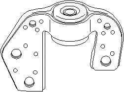 Bucsa brat OPEL CORSA B 73 78 79 TOPRAN 207 009