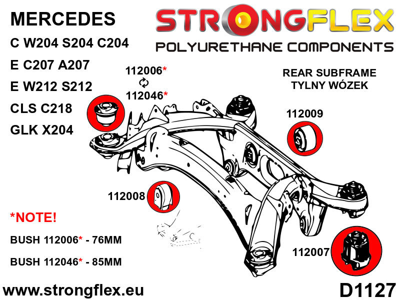 Bucsa poliuretan Full suspension polyure