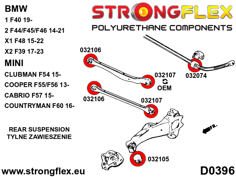 Bucsa poliuretan Full suspension polyure