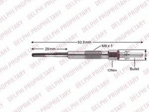 Bujie incandescenta CHEVROLET LACETTI J200 DELPHI HDS426