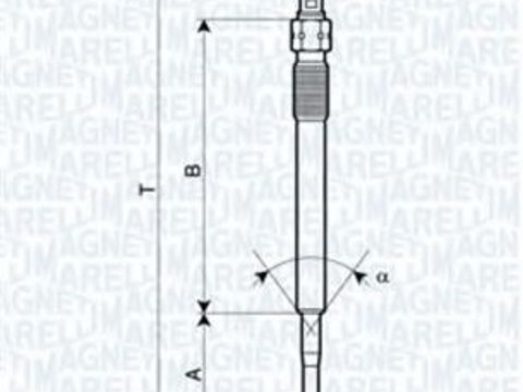 Bujie incandescenta DODGE AVENGER (2007 - 2020) MAGNETI MARELLI 062900051304