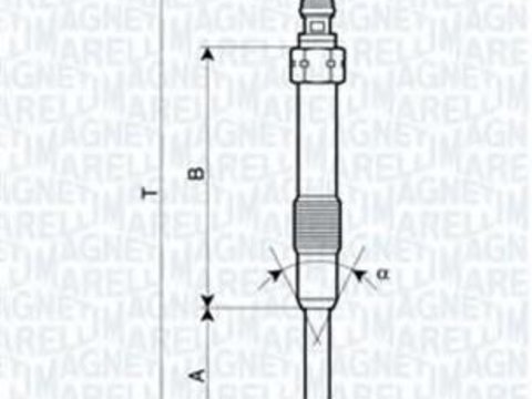 Bujie incandescenta FIAT MULTIPLA (186), FIAT PUNTO (188), FIAT DOBLO (119) - MAGNETI MARELLI 062900053304