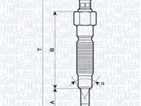 Bujie incandescenta HYUNDAI GALLOPER I MAGNETI MARELLI 062900064304