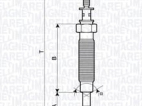 Bujie incandescenta HYUNDAI H-1, H-1/ STAREX, H100, PORTER, TERRACAN, KIA CARNIVAL I, CARNIVAL II, K2500 2.5D/2.9D 07.93- B Fara status