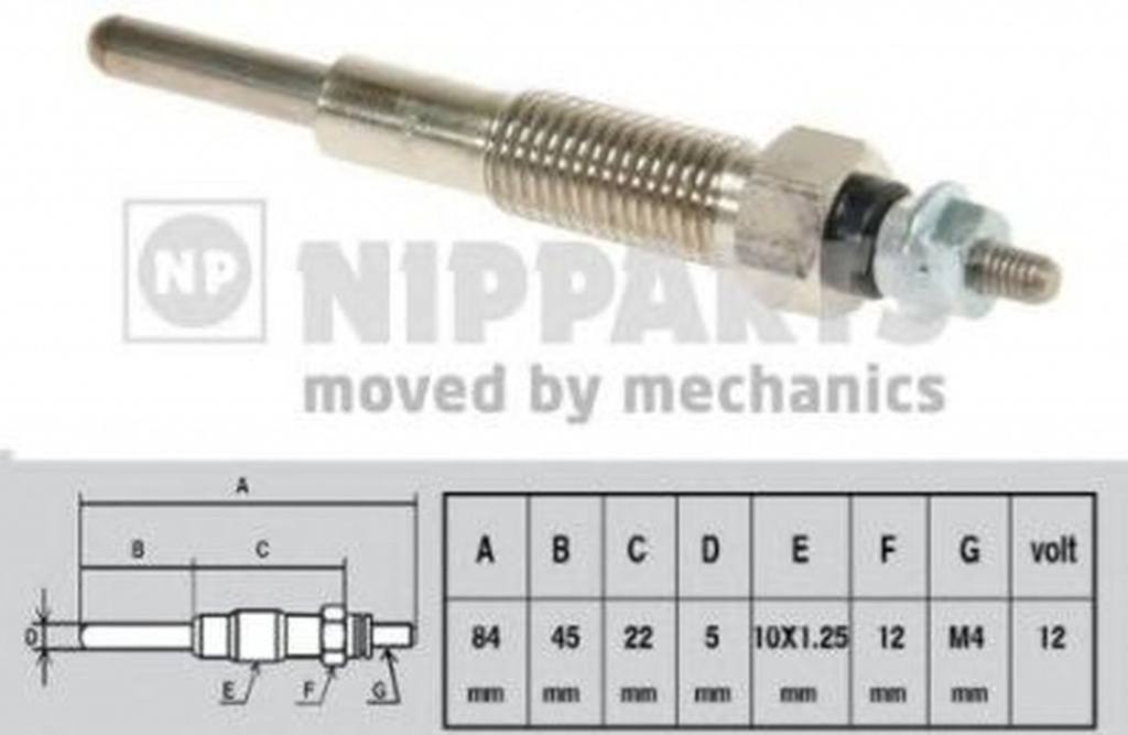 Bujie incandescenta KIA SPORTAGE K00 NIPPARTS J571