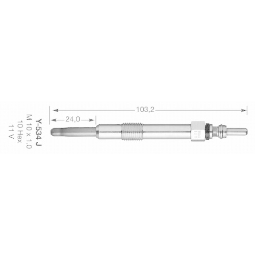 Bujie incandescenta Ngk 3413