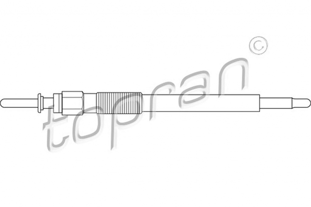 Bujie incandescenta OPEL ASTRA GTC J TOPRAN 206655