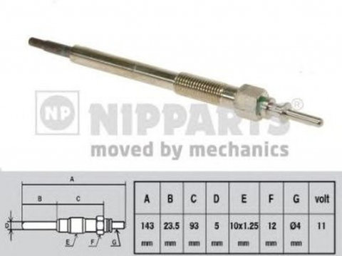 Bujie incandescenta OPEL ASTRA H L48 NIPPARTS J5714001 PieseDeTop