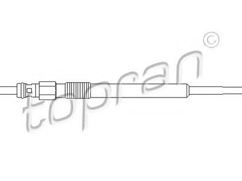 Bujie incandescenta OPEL COMBO Combi (2001 - 2016) TOPRAN 207 131 piesa NOUA