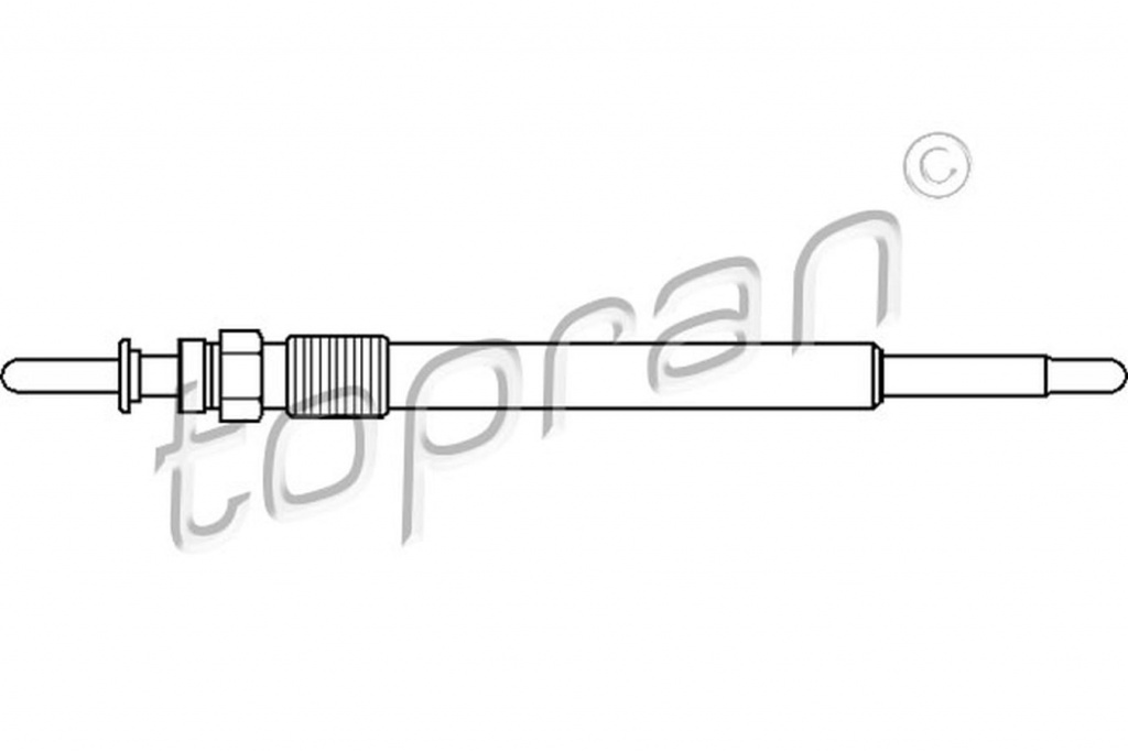 Bujie incandescenta OPEL VECTRA C combi TOPRAN 206654