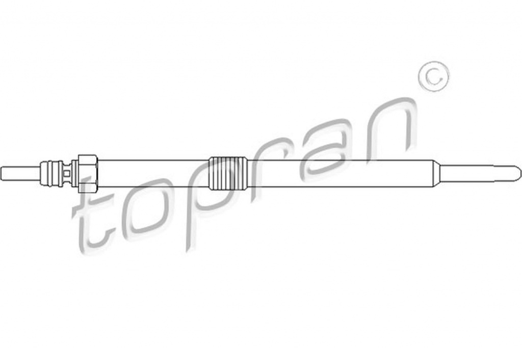 Bujie incandescenta RENAULT TRAFIC II caroserie FL TOPRAN 207046