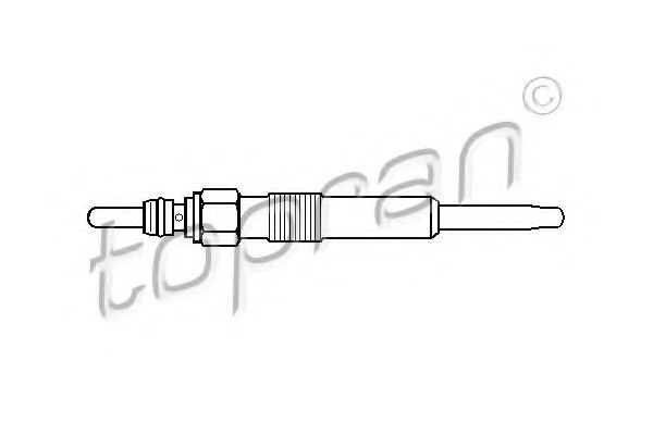 Bujie incandescenta SKODA FABIA I (6Y2) (1999 - 2008) TOPRAN 107 119 piesa NOUA