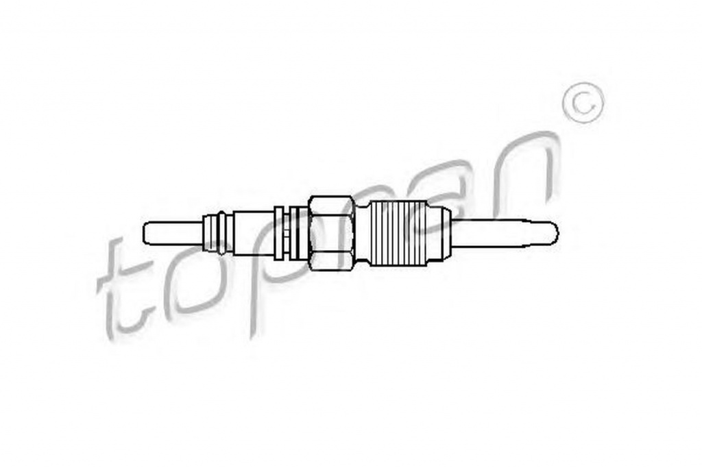 Bujie incandescenta VW NEW BEETLE Cabriolet 1Y7 TOPRAN 107118