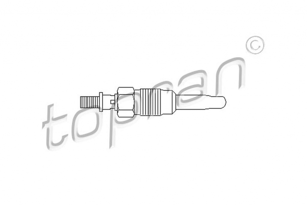 Bujie incandescenta VW POLO 6N2 TOPRAN 107117 Pies