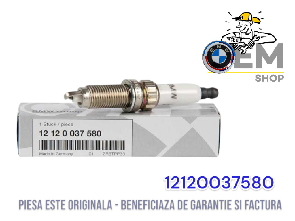 Bujie-o.e. Bmw produs nou original cod piesa 12120