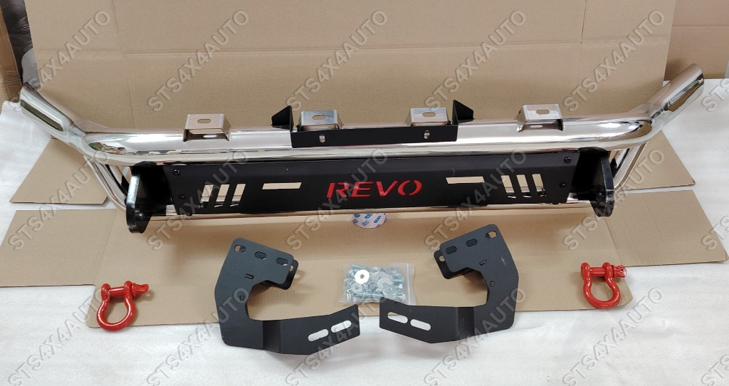 BULLBAR CU CARLIG TOYOTA HILUX REVO 2016-2024 CP/BK [A34]