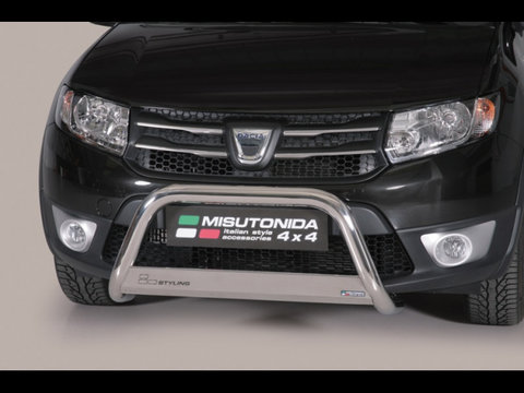 Bullbar Dacia Sandero Stepway 63mm 2013>2019 cu omologare de circulatie pe drumurile publice