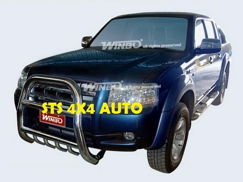 BULLBAR DIN INOX FORD RANGER/MAZDA BT50 2006-2012[3"/76mm]