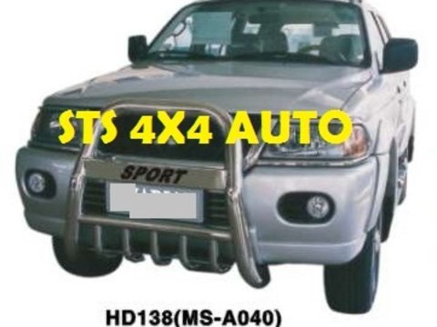 BULLBAR DIN INOX MITSUBISHI PAJERO SPORT 1998-2007[3"/76mm]