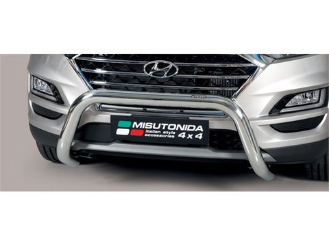 Bullbar Hyundai Tucson 76mm 2018> cu omologare de circulatie pe drumurile publice