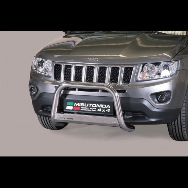 Bullbar Jeep Compass 63mm 2011>2016 cu omologare de circulatie pe drumurile publice