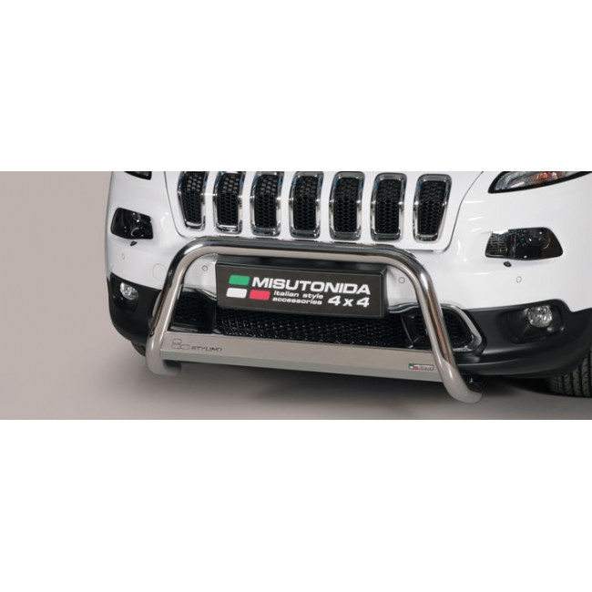 Bullbar Jeep New Cherokee 63mm 2014> cu omologare de circulatie pe drumurile publice